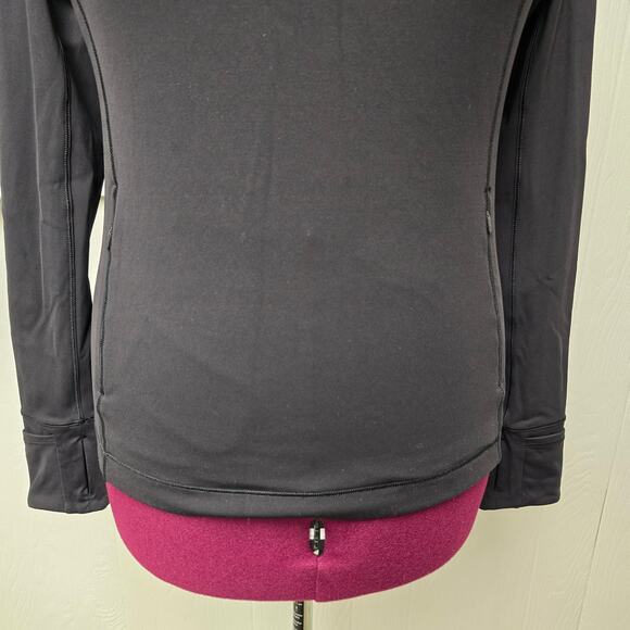 Women's Athleta Rainier Half Zip Black Athletic Pullover | Size Medium - Picture 5 of 12